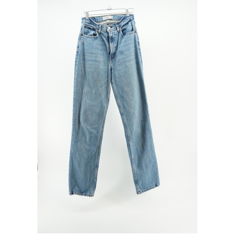 Abercrombie & Fitch Curve Love 90s Straight Ultra High Rise Jeans 26/2 Regular